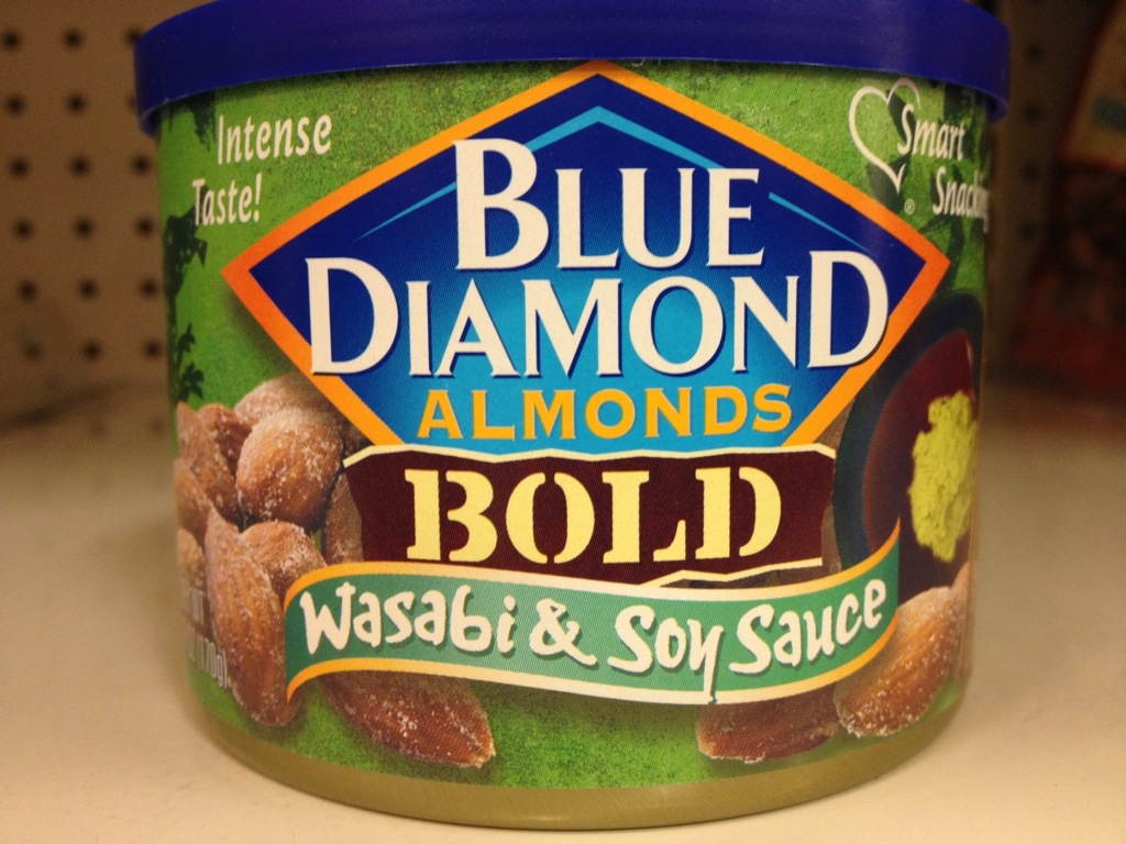 Wasabi and Soy Sauce Almonds