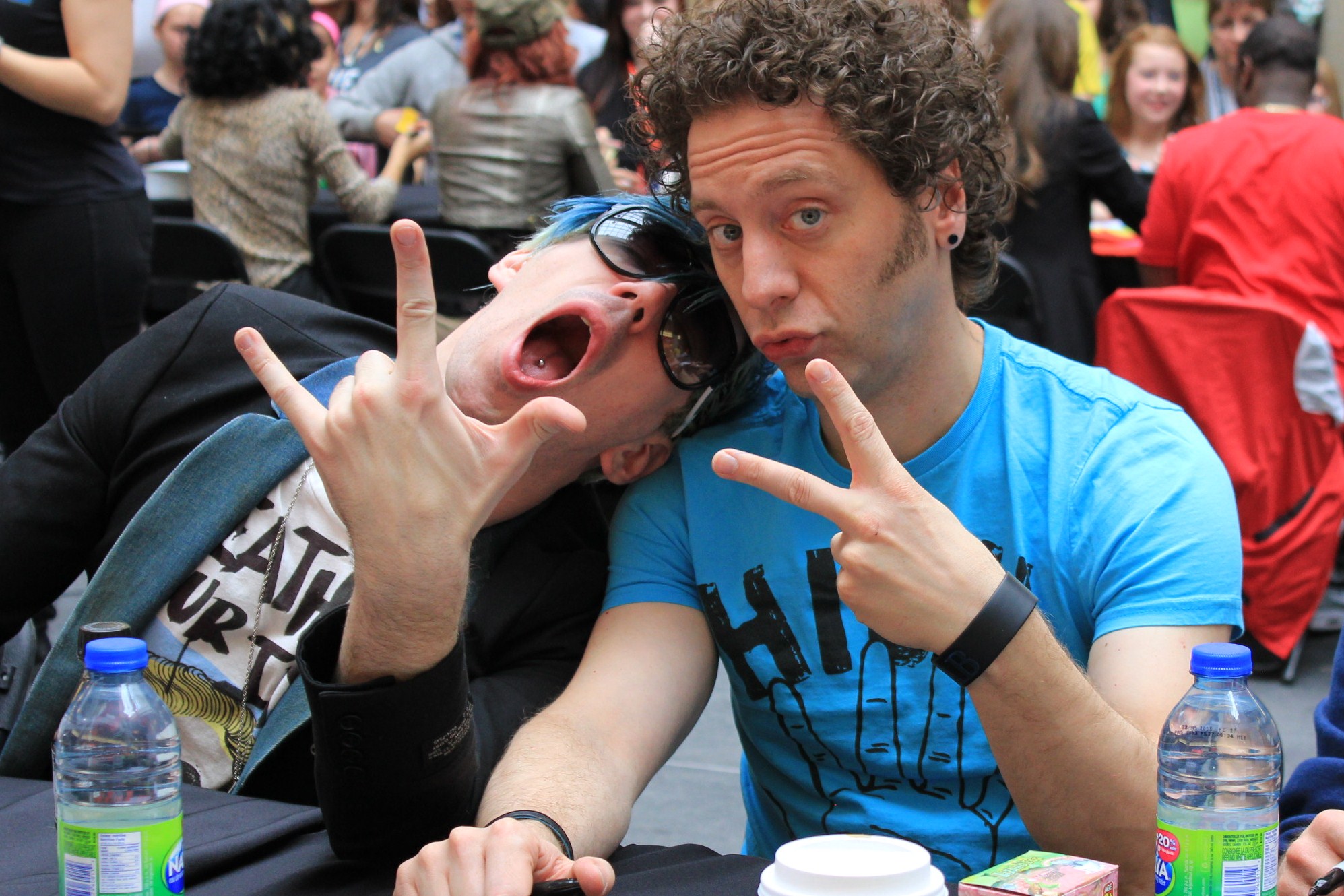 Marianas Trench - Lead Singer - Josh Ramsay & Drums - Ian Casselman Juno Fan Fare 2013