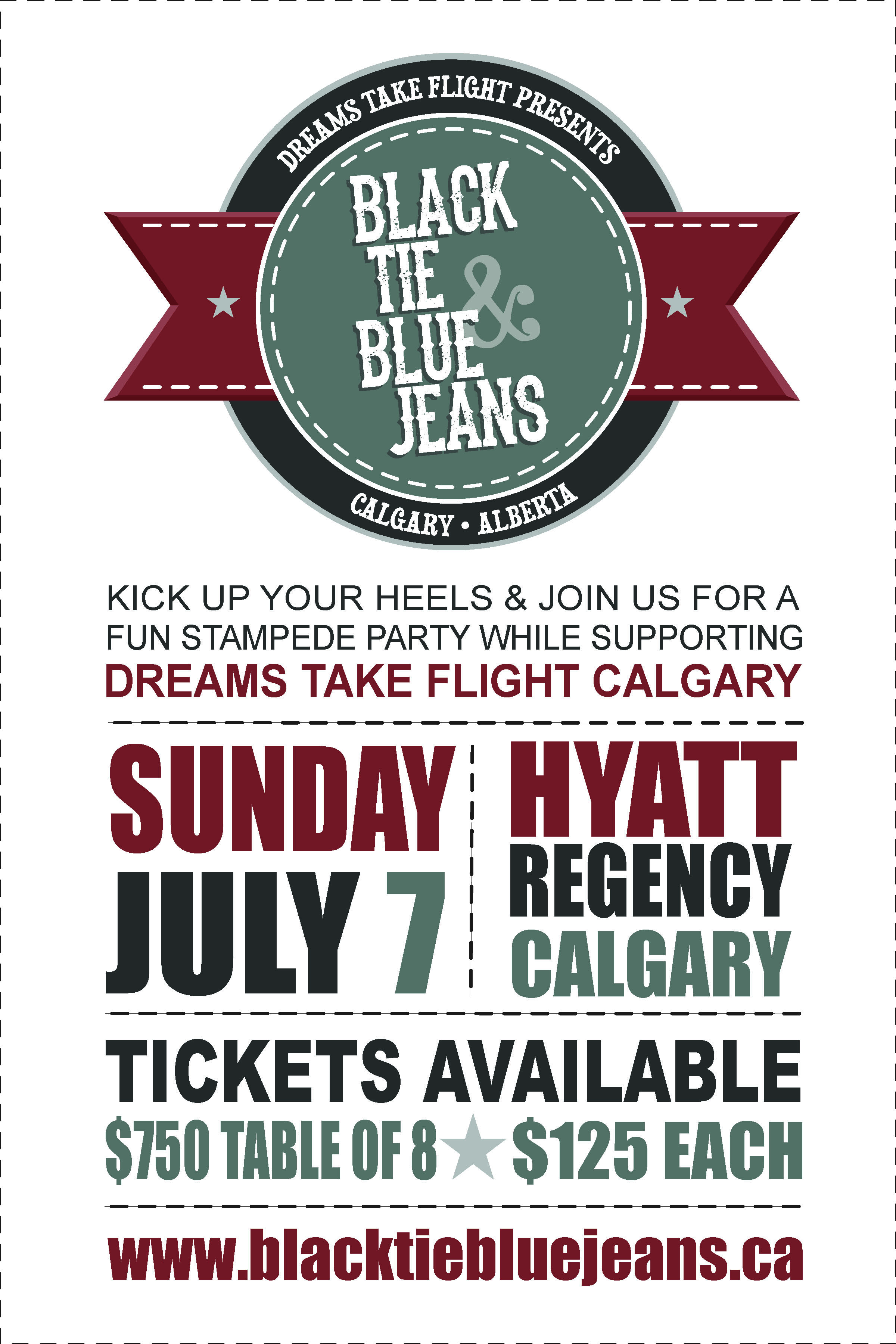 Black Tie and Blue Jeans Dreams Take Flight