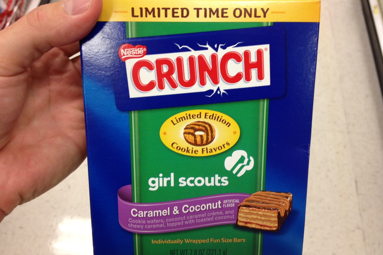 Girl Scouts Limited edition Crunch Bars