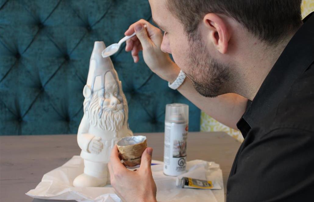 DIY Garden Gnome Lamp Home Decor (2)