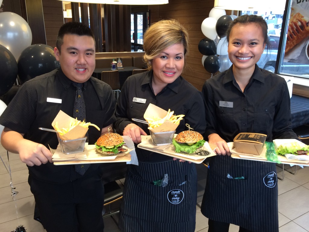 McDonalds Staff 2016 Canada Create Your Taste