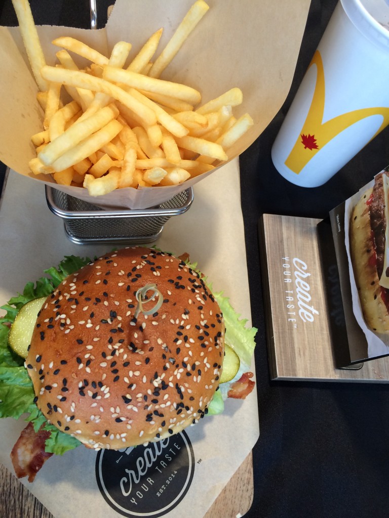 McDonalds new toppings Create Your Taste Exclusive