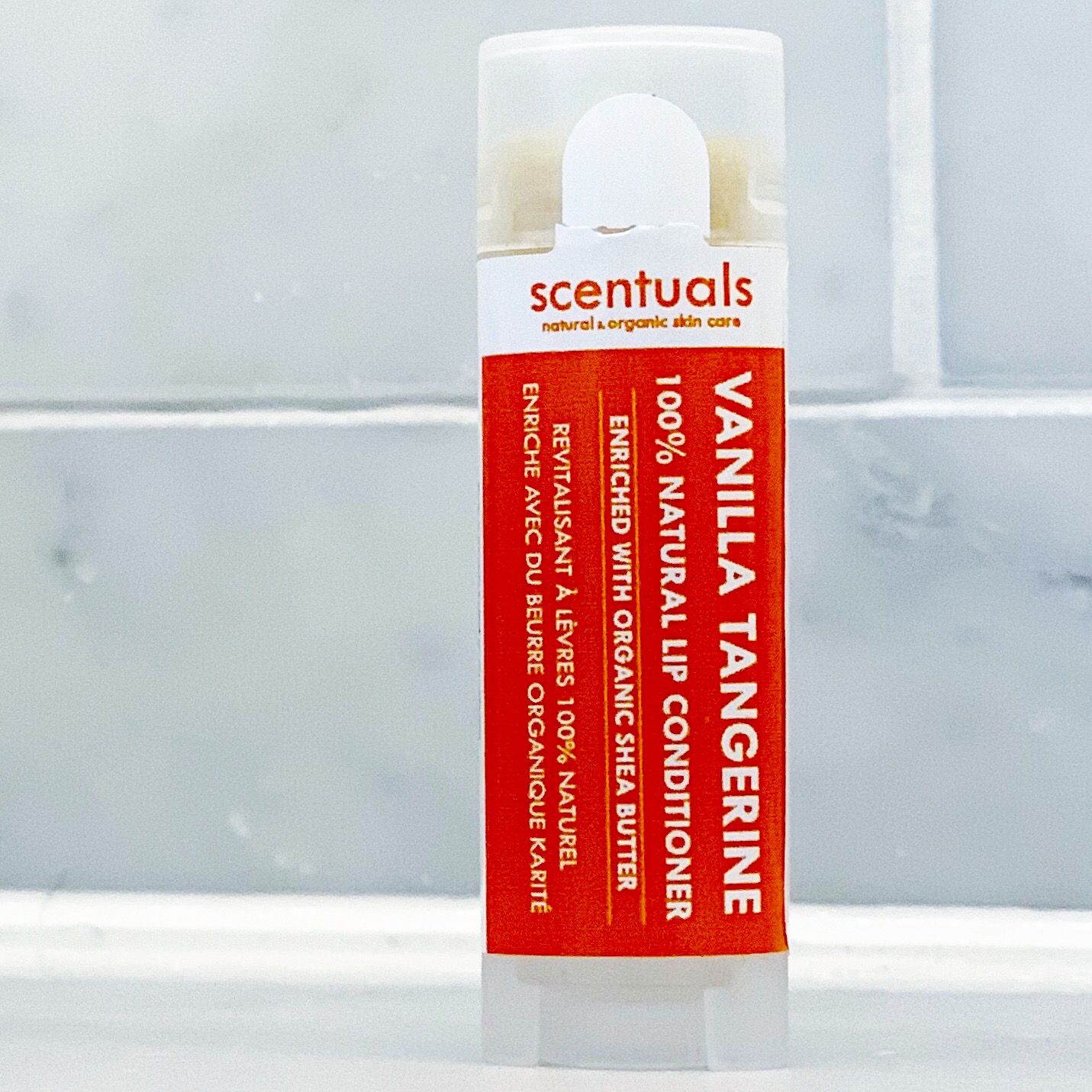 Scentuals vanilla tangerine lip conditioner