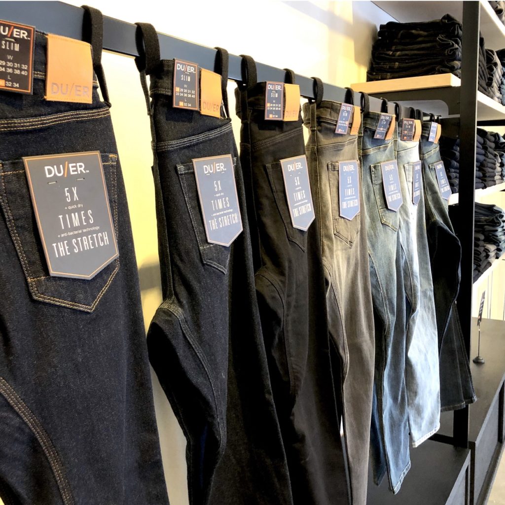 DUER 5x stretch denim Calgary 