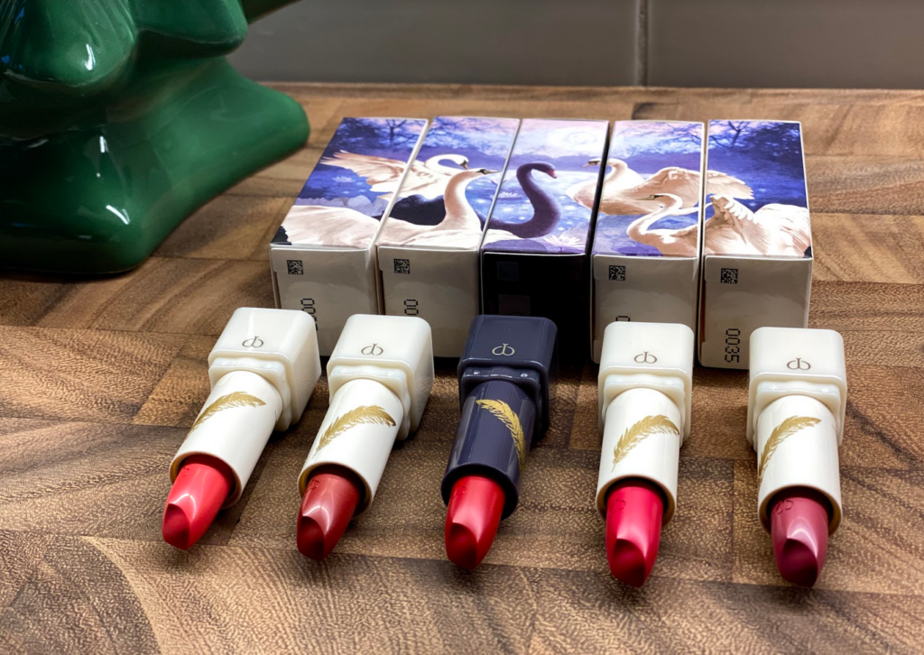 Cle de peau lipstick mini set colours
