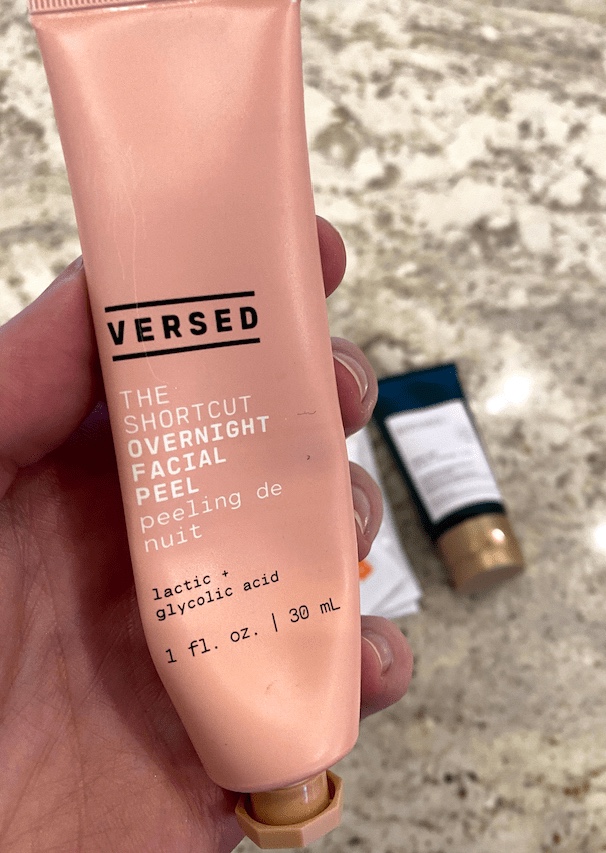 VERSED the shortcut overnight facial peel