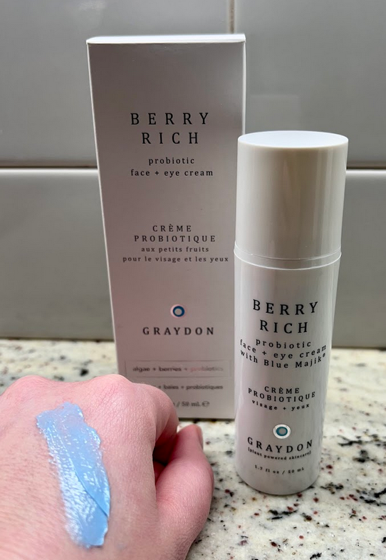 Graydon Berry Rich probiotic rich face and eye cream  swatch