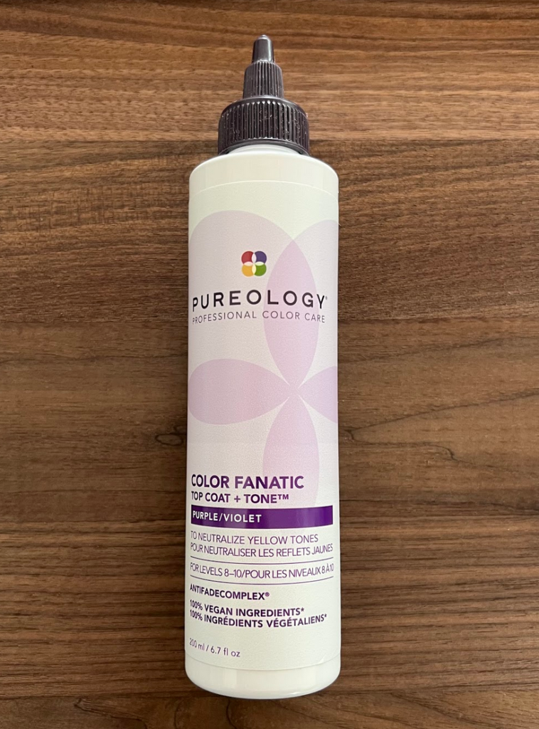 Pureology's Color Fanatic Top Coat + Tone Purple
