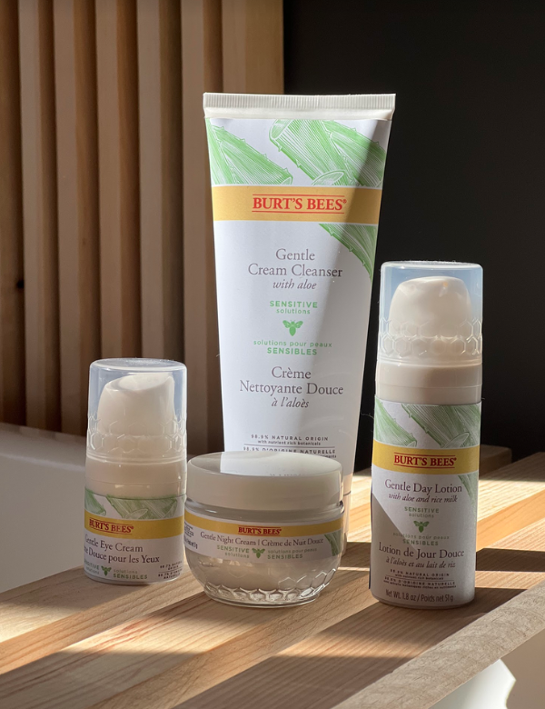 Burt's Bees Gentle Skincare line