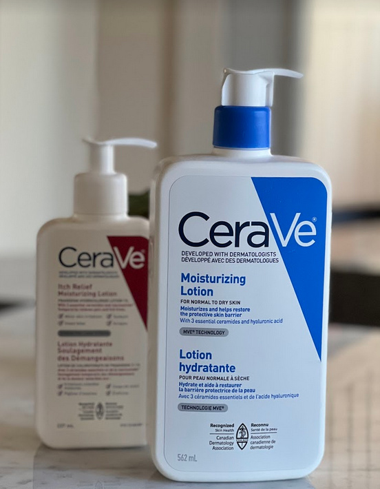 CeraVe The moisturizing lotion family size comparison