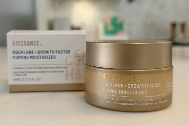 Biossance Squalane + Growth Factor firming moisturizer