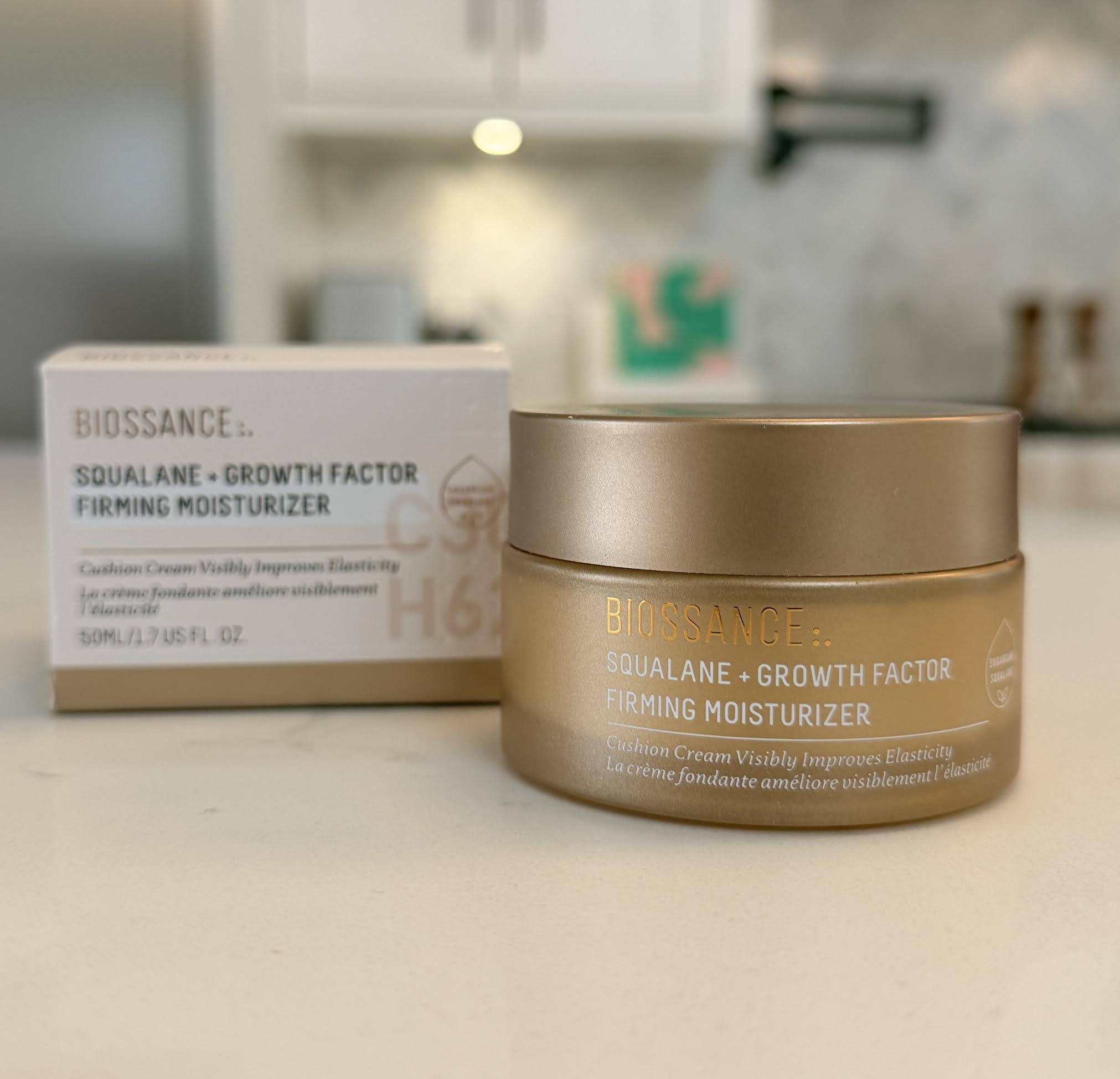 Biossance Squalane + Growth Factor firming moisturizer