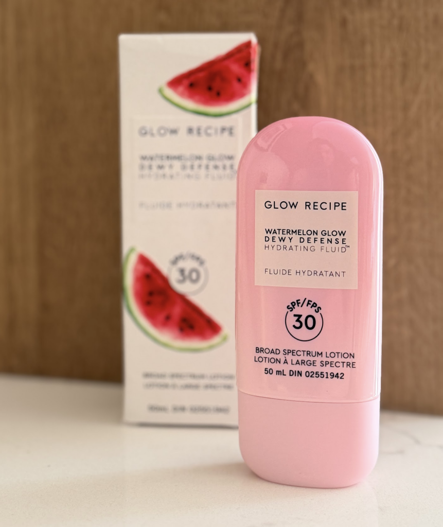 Glow Recipe's Dewy Defense SPF 30 Hydrating Fluid Sunscreen